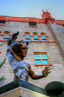 Sculpture in the Lightner Museum Gardens