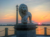 Sunrise at the Bridge of Lions