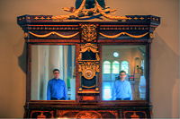Reflected in a chest at the Lightner Museum
