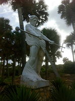 Neptune statue at Marineland