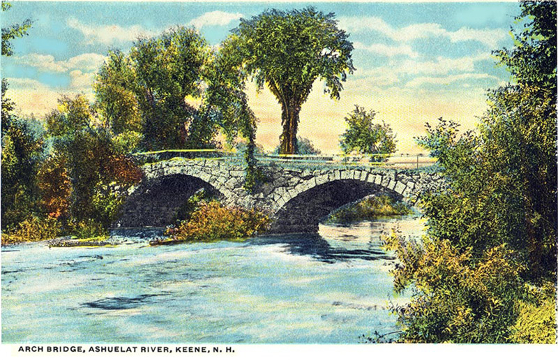 Arch Bridge, Ashuelat River, Keene, New Hampshire