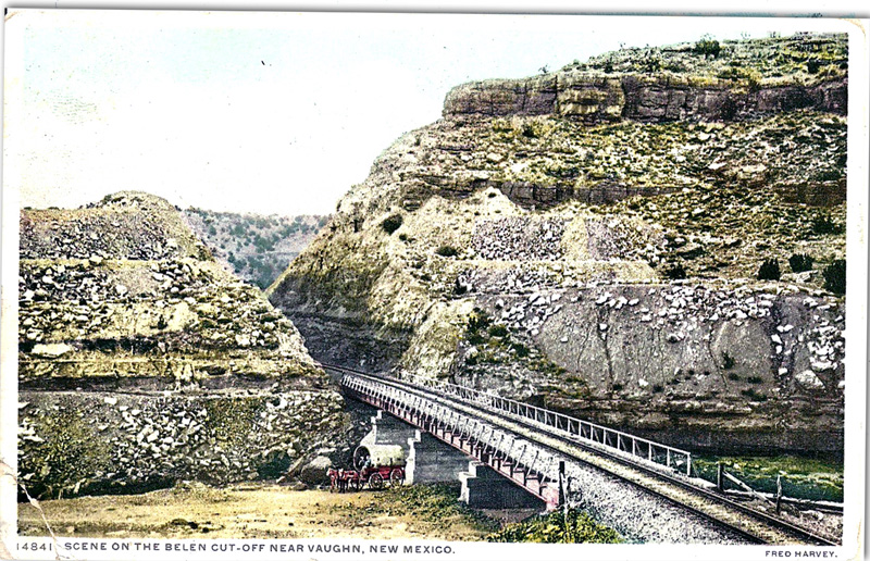 Scene on the Belen Cut-Off Near Vaughn, New Mexico