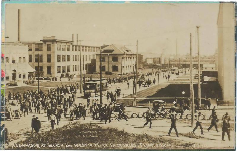 Noon Hour at Buick and Weston-Mott Factories, Flint, Michigan