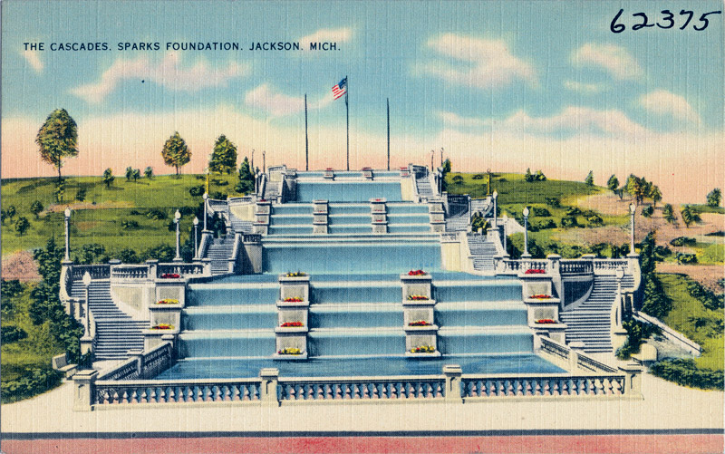 The Cascades, Sparks Foudnation, Jackson MI