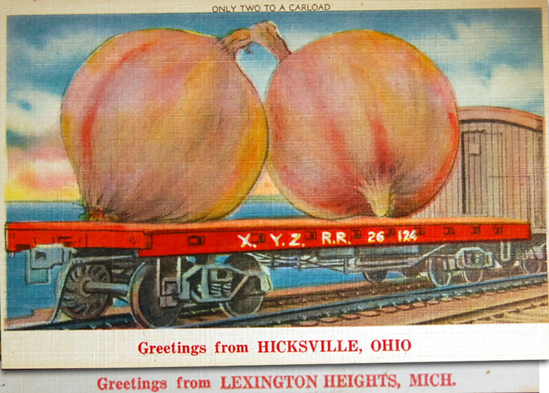 Greetings from Hicksville, Ohio and Lexington Heights, Michigan