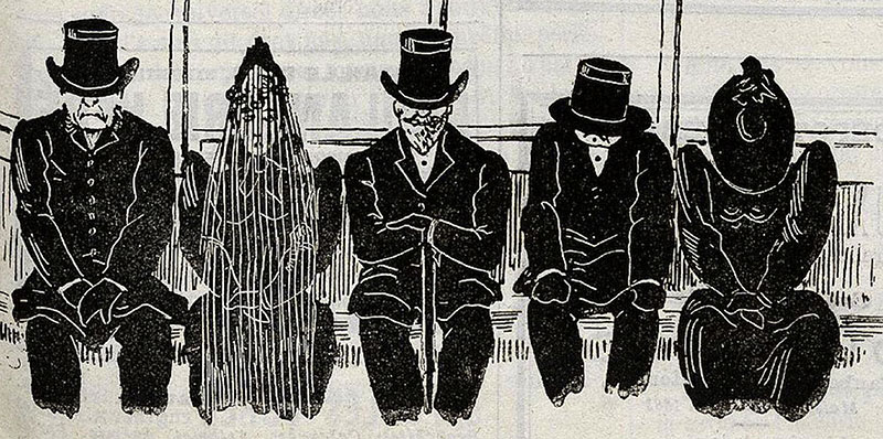From Le Charivari, 1890