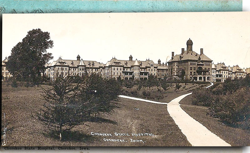Cherokee State Hospital, Iowa postcard