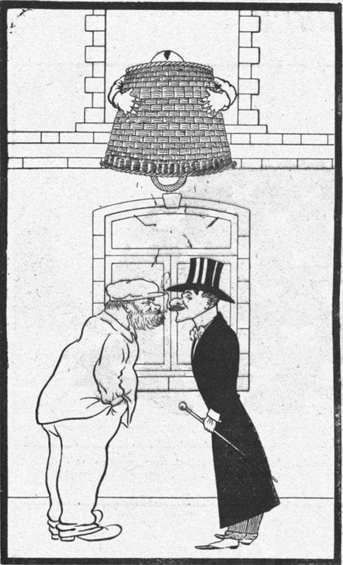 Preursor to the cone of silence from L'Album Comique de la Famille, 1905