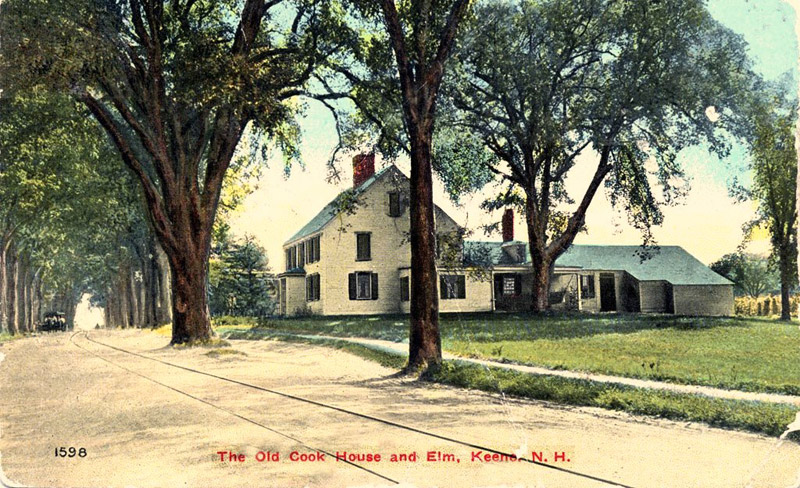 The Old Cook House and Elm, Keene, New Hampshire