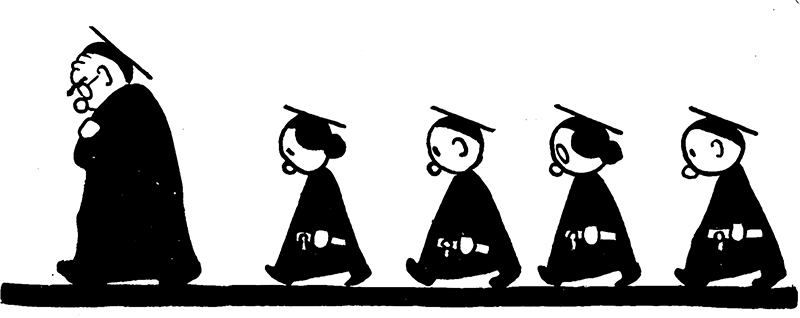 Click to reveal an alternate take.  From Earlham College's 1923 yearbook