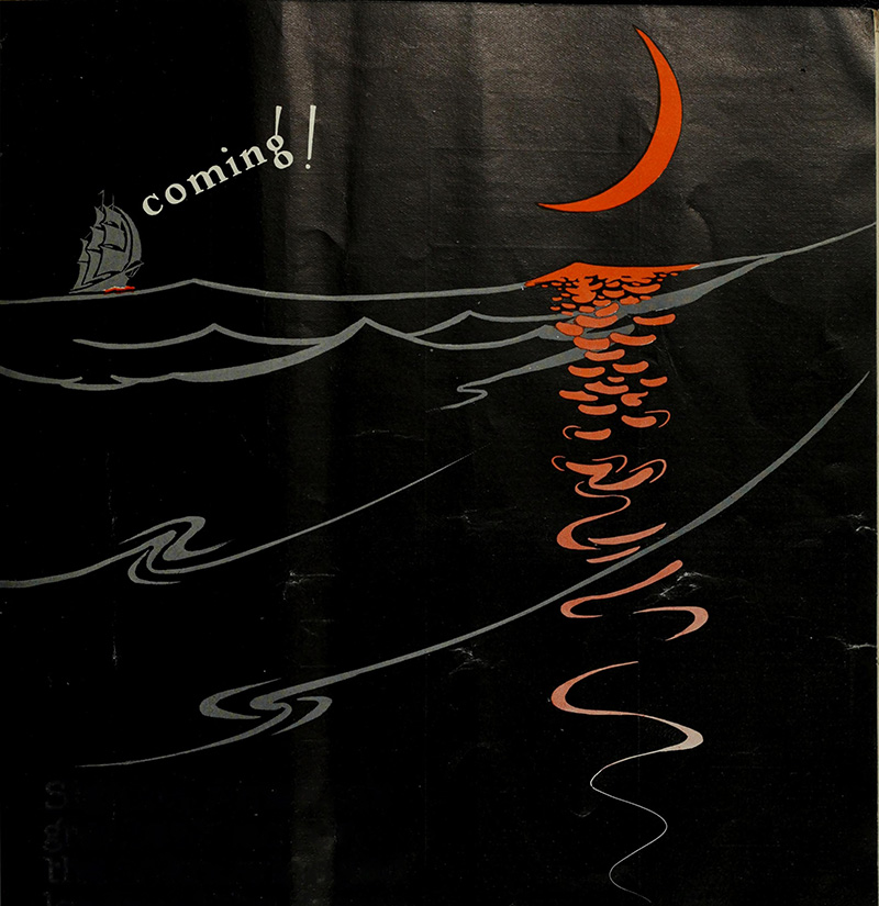 A multi-page teaser for the film The Sea Beast.  From The Film Daily, 1926