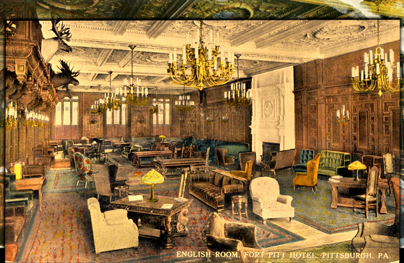 English Room, Fort Pitt Hotel, Pittsburgh, Pennsylvania