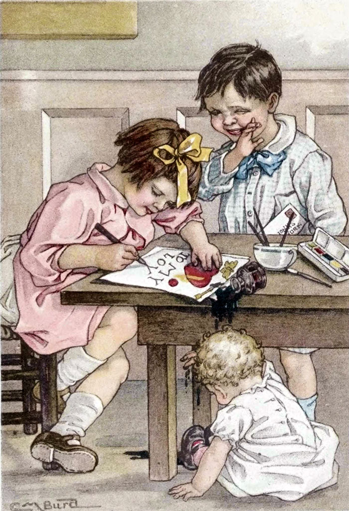 From Good Night Stories by Laura Rountree Smith and illustrated by C. M. Burd & Violet Moore Higgins, 1921