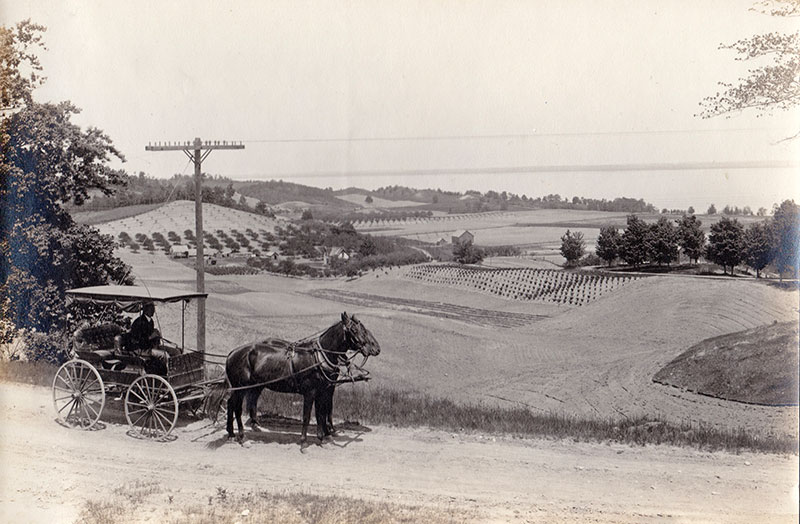 Click to reveal the postcard version of the photo.  From 1914, via UpNorthMemories