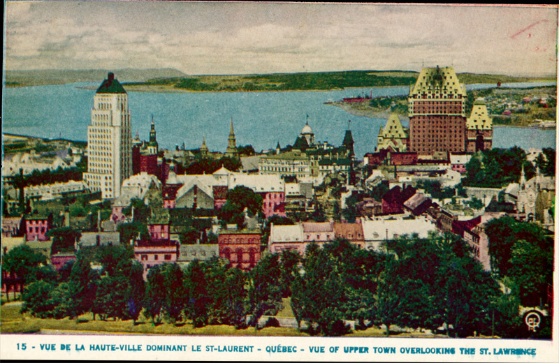 Vue de la Haute-Ville Dominant le St. Laurent, Quebec