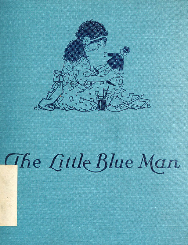 Click to see the title page illustration.  From The Little Blue Man by Giuseppe Fanciulli and translated by May M. Sweet, 1926