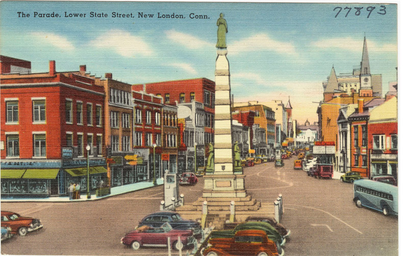 The Parade, Lower State Street, New London, Connecticut