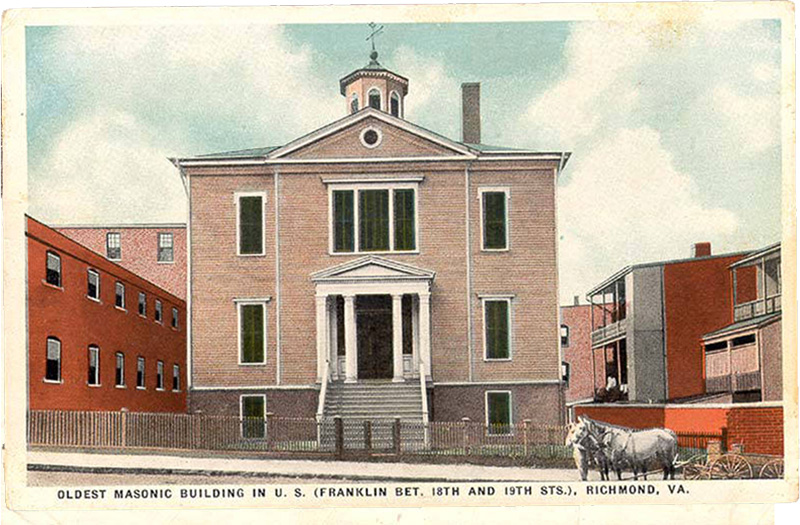 Oldest Masonic Building in U.S., Richmond, Virginia