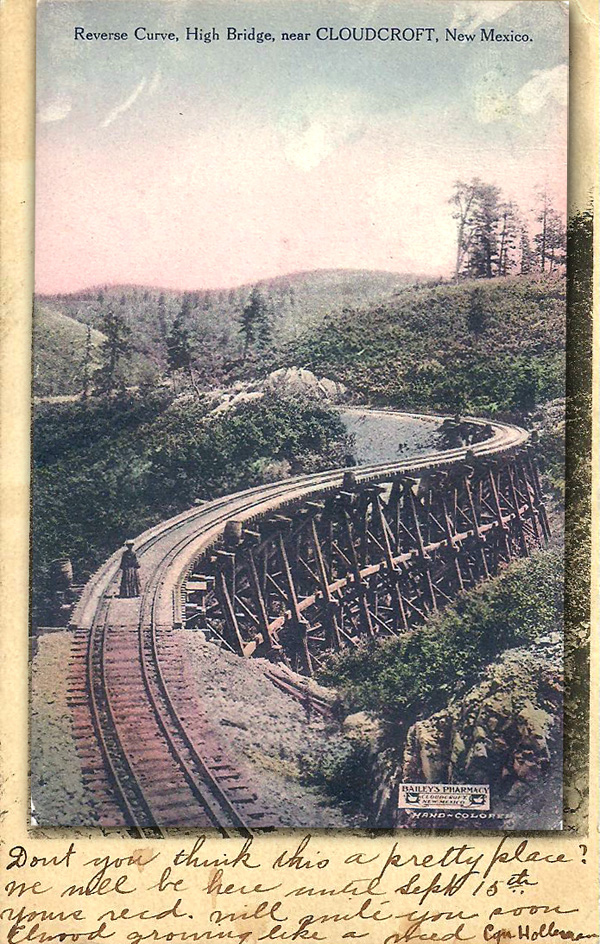 Reverse Curve, High Bridge, Near Cloudcroft, New Mexico