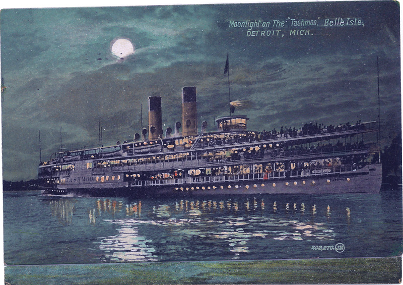 Steamer Tashmoo, Belle Isle, Detroit, Michigan