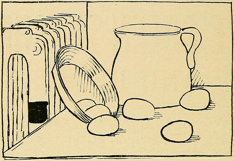Click to see what happens with this still life of eggs next to a heater.  From Tulane University's 1900 yearbook