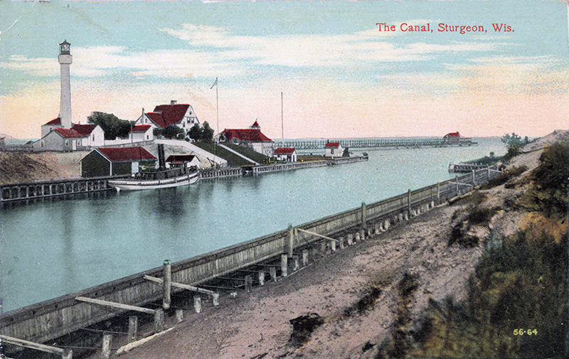 Click to reveal a photo of the postcard's scene.  Imagery via UpNorthMemories