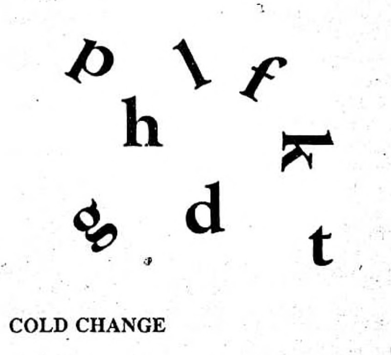 Abecedarian : posts tagged consonants